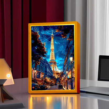 Paris Light Frame Lamp – LED Night Light Wall Art