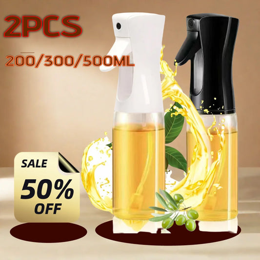 Kitchen Oil Spray Bottle Cooking Olive Oil Sprayer 200/300/500ML Pneumatic Spray Bottle Fitness Barbecue Spray Oil Dispenser