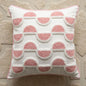 Pink Cotton Tufted Pillow Cover With Tassels Ins Sweet Decorative Pillowcase For Sofa Chic Boho Funda Cojin Cushion Cover